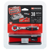 R.360NANOPB - FACOM R.360NANOPB 1/4" Ratchet and Socket Set 38 pieces - Image 5
