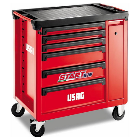 U05160097 - Tool Trolley USAG START 6 Drawers with Vertical Drawer