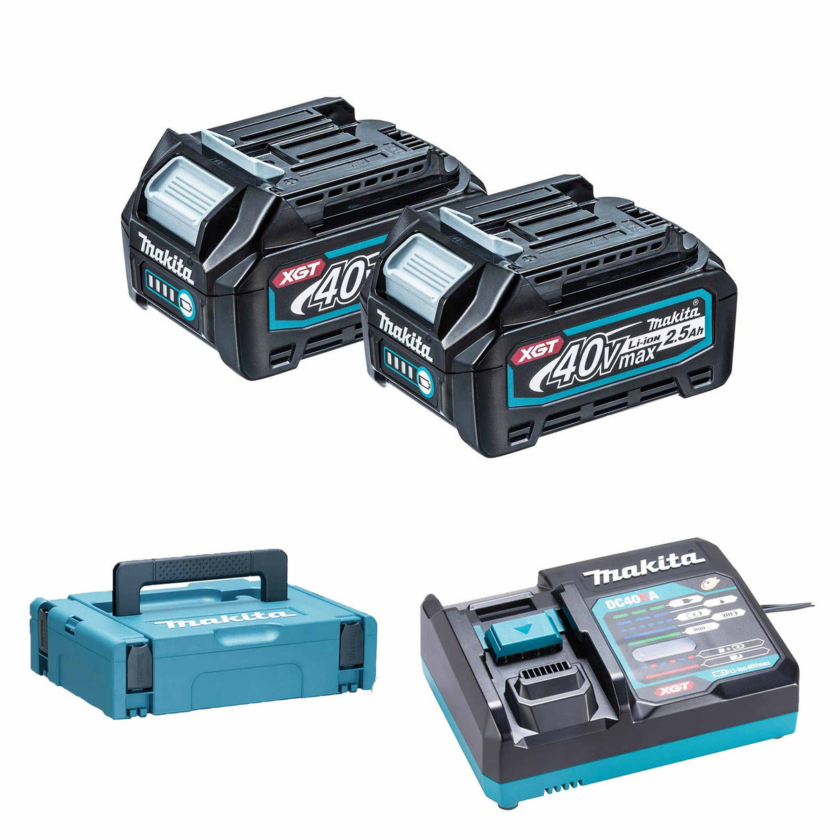 Kit Energy Makita XGT 191J81-6 40V 2.5Ah