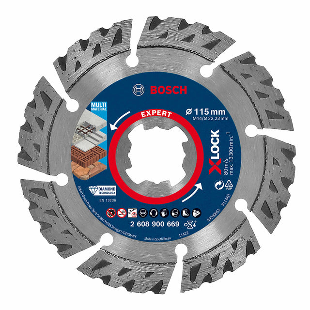 Disco Diamantato Expert Bosch MultiMaterial X-LOCK